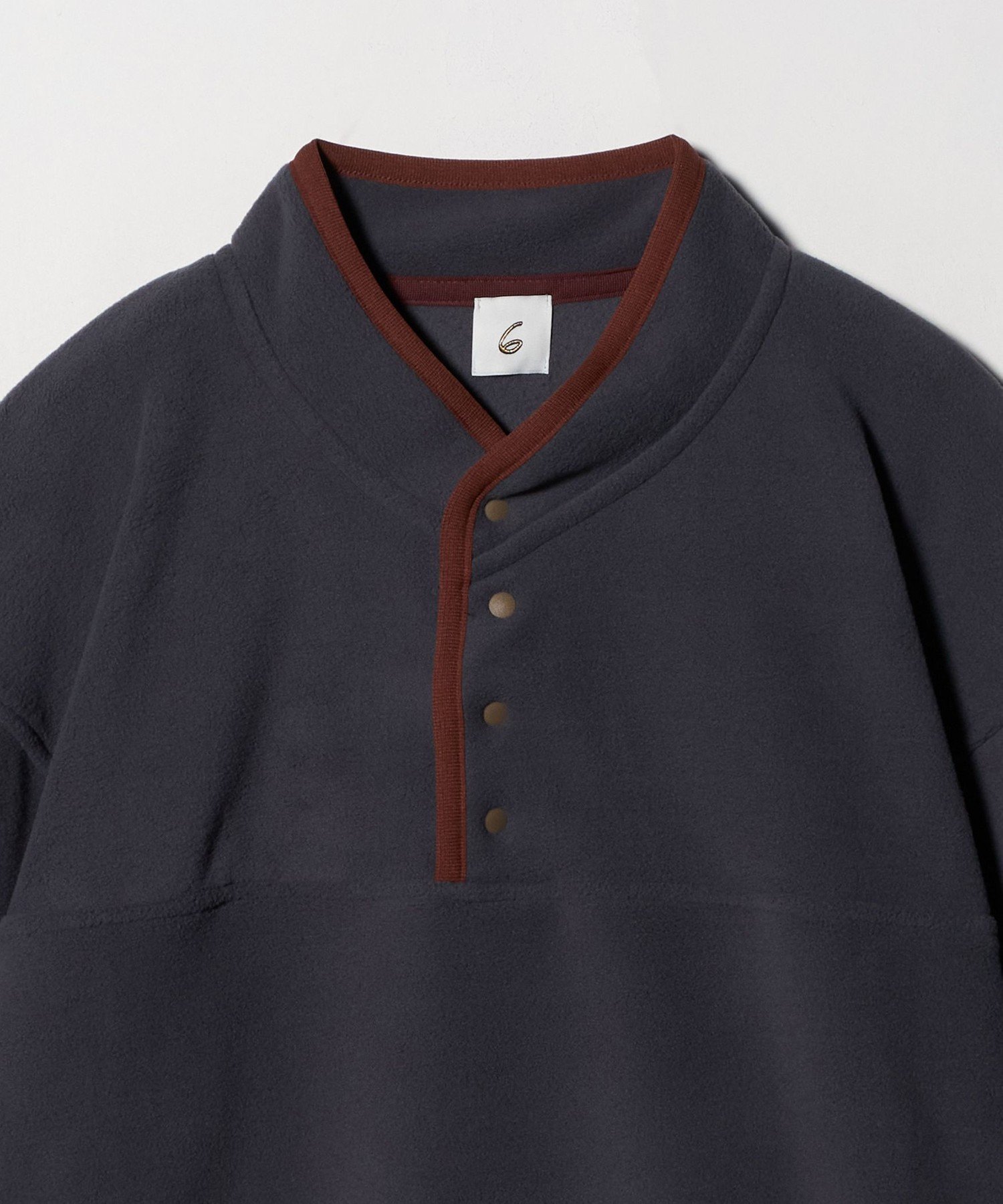 今季　完売品　6 ROKU フリース プルオーバー トレーナー BEAUTY&YOUTH UNITED ARROWS｜<6(ROKU)>フリース プルオーバー