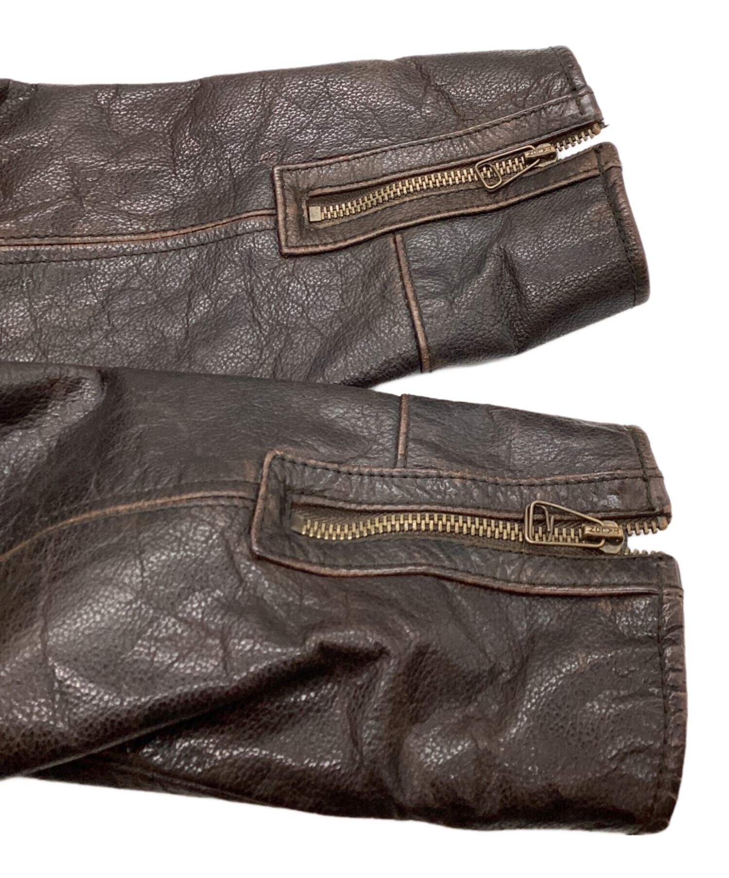 中古・古着通販】Eddie Bauer (エディーバウアー) レザージャケット