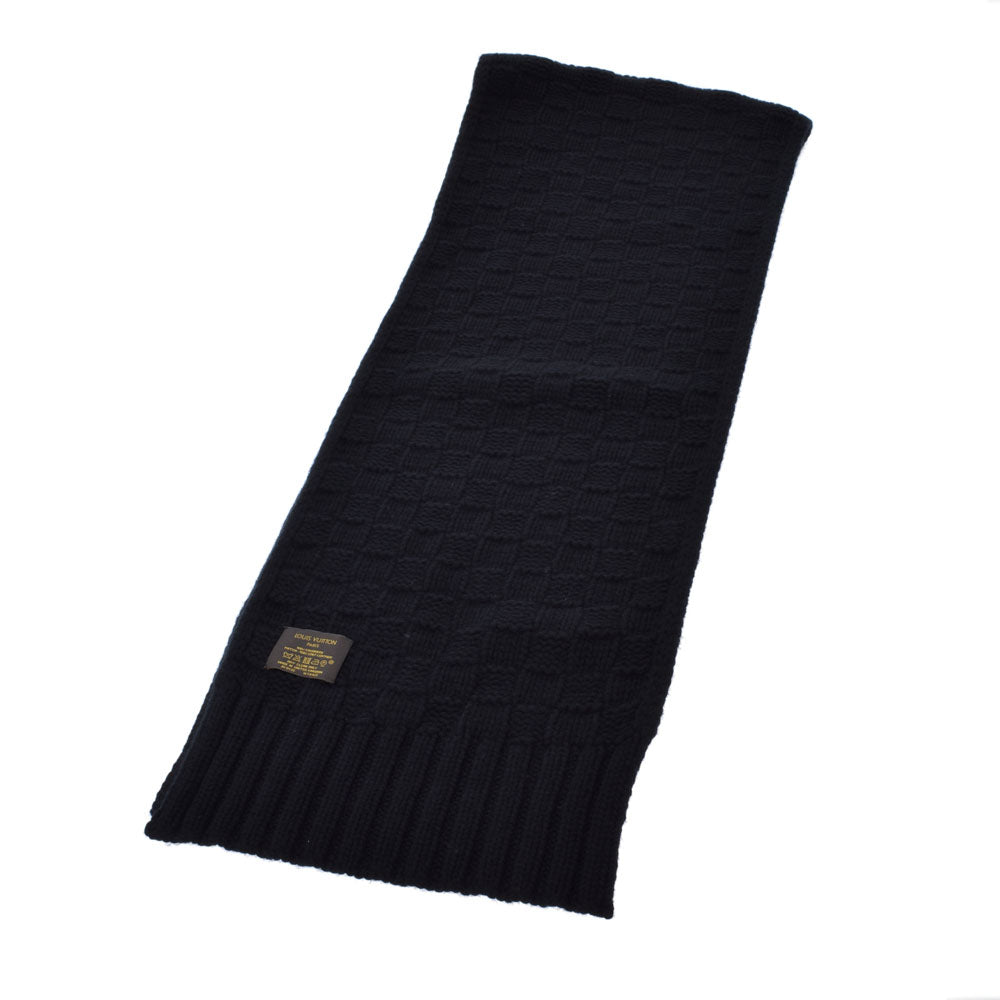 ルイヴィトンエシャルプ ヘルシンキ 黒 ユニセックス マフラー M74421