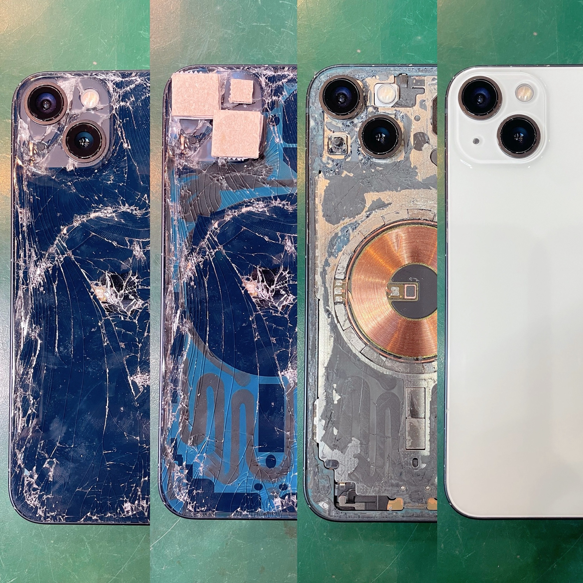 iPhone13 背面ガラス割れ修理（豊田市） | 背面ガラス割れ修理は