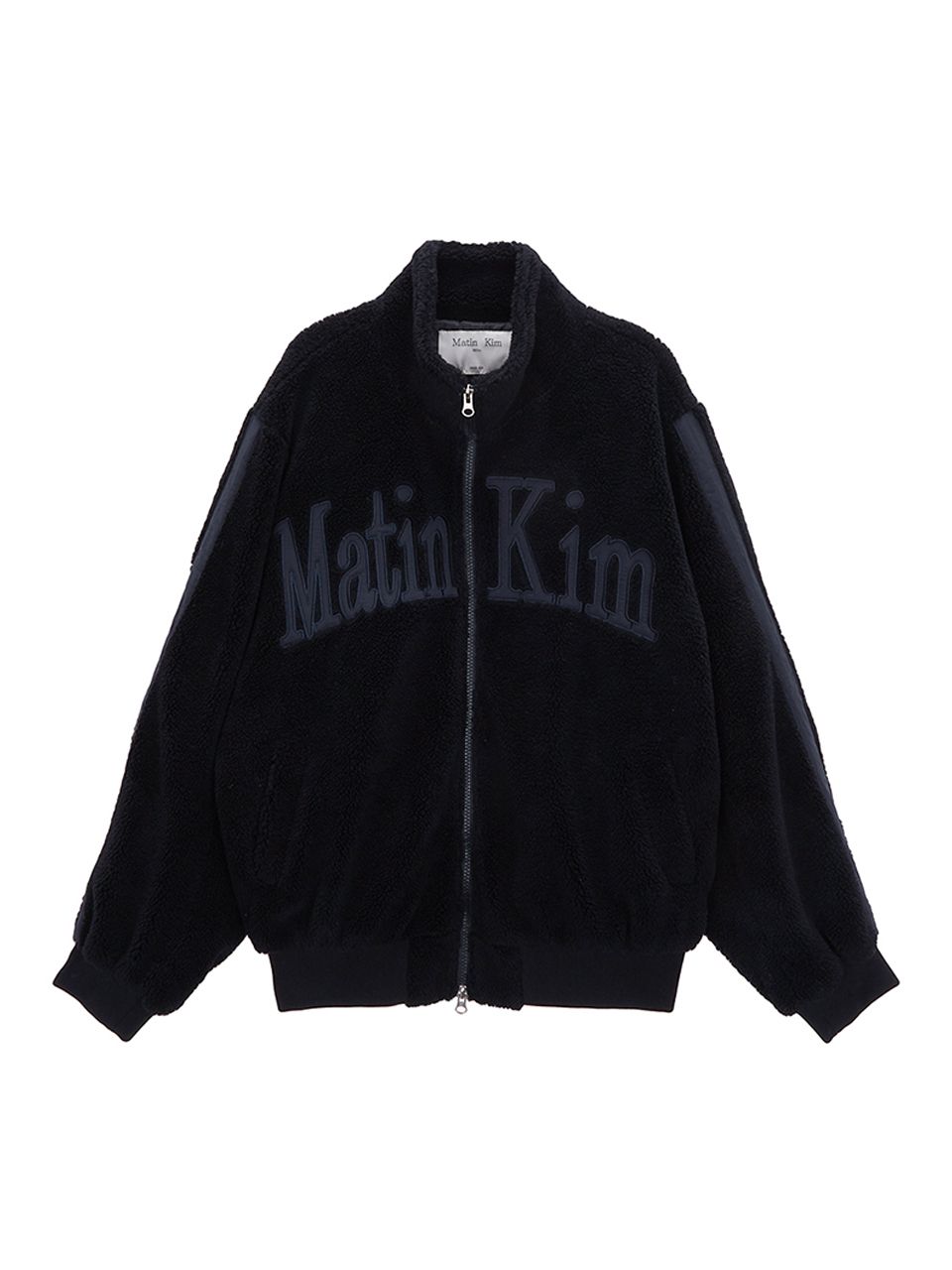MUSINSA公式 | MATIN KIM TEDDY FLEECE JUMPER IN BLACK