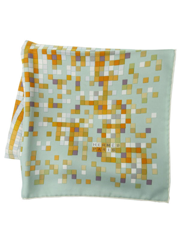 HERMES】【MOSAIQUE AU 24】【フランス製】エルメス『カレ90 モザイク