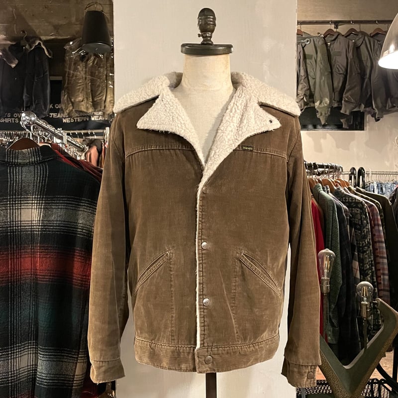 70s Wrangler WRANGECOAT ランチコート USA製 ラングラー コーデュロ