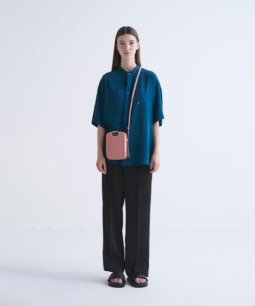 CULLNI [クルニ] Stand Collar Buzam Shirt ＜スタンドカラーブザム