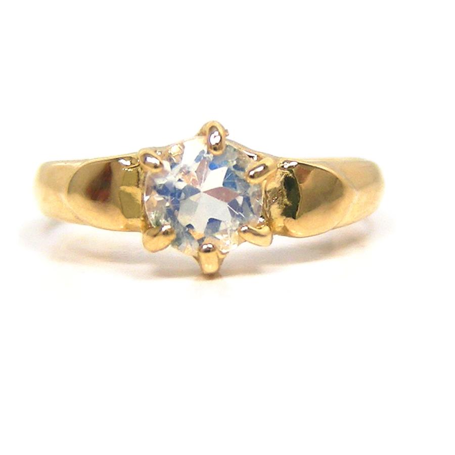 ベビーリング ブルームーンストーン 18k K18YG 18金 イエロー ゴールド
