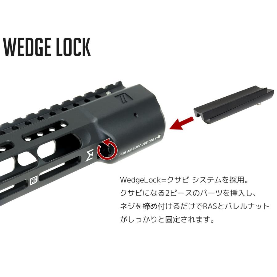 PTS-ZV0003 【正規品】PTS ZEV WedgeLock M-LOK レールハンドガード