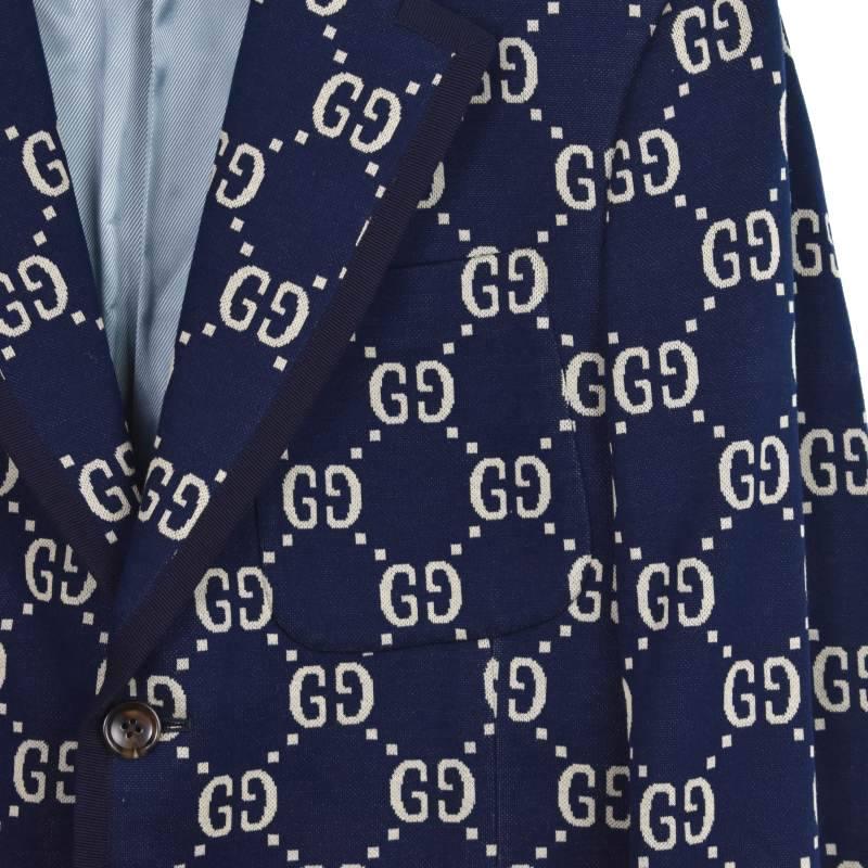 GUCCI（グッチ） GUCCI 18年製 GGジャガード テーラードジャケット
