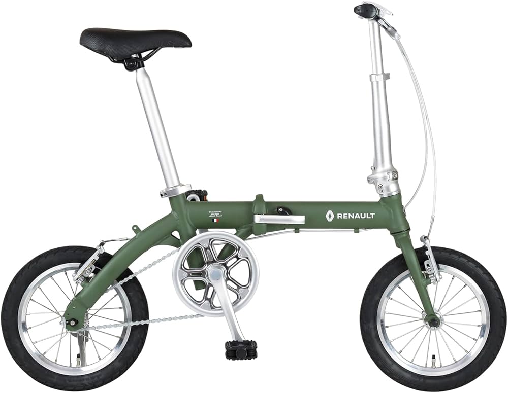 FIAT折りたたみ自転車 緑色 16インチ FIAT折りたたみ自転車 緑色 16