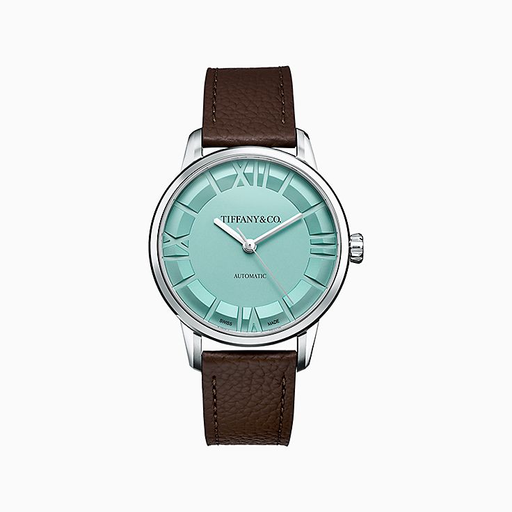 ティファニー アトラス 38MM 自動巻きウォッチ ステンレススチール