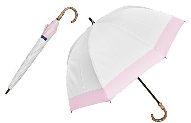 ロサブラン 日傘 完全遮光 長傘 uv 晴雨兼用 1級遮光 100% 涼しい