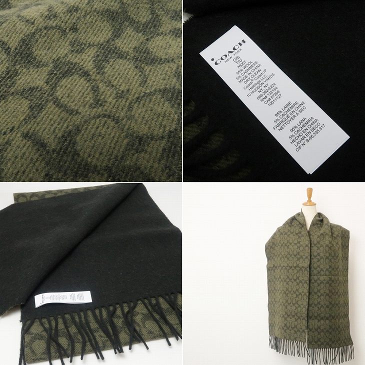 COACH（コーチ） 【並行輸入品】コーチ マフラー メンズ ストール