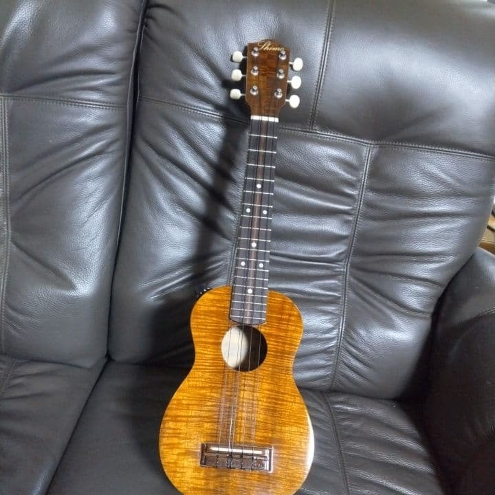 志茂ウクレレの6弦ウクレレ SHIMO GUITARS】大人気のハンドメイドウクレレルシアー〝志茂崇弘〟氏