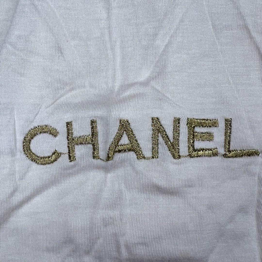 超希少】 CHANEL Tシャツ 90's 刺繍 ココマーク 金ロゴ - メルカリ