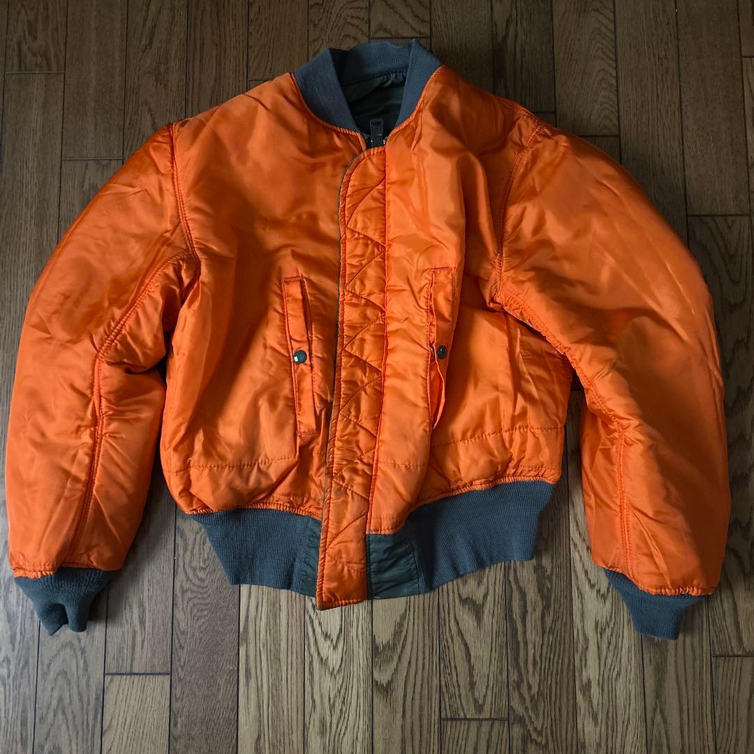 美品 希少 90s USA製 ALPHA MA-1 M カーキ IDEAL - メルカリ