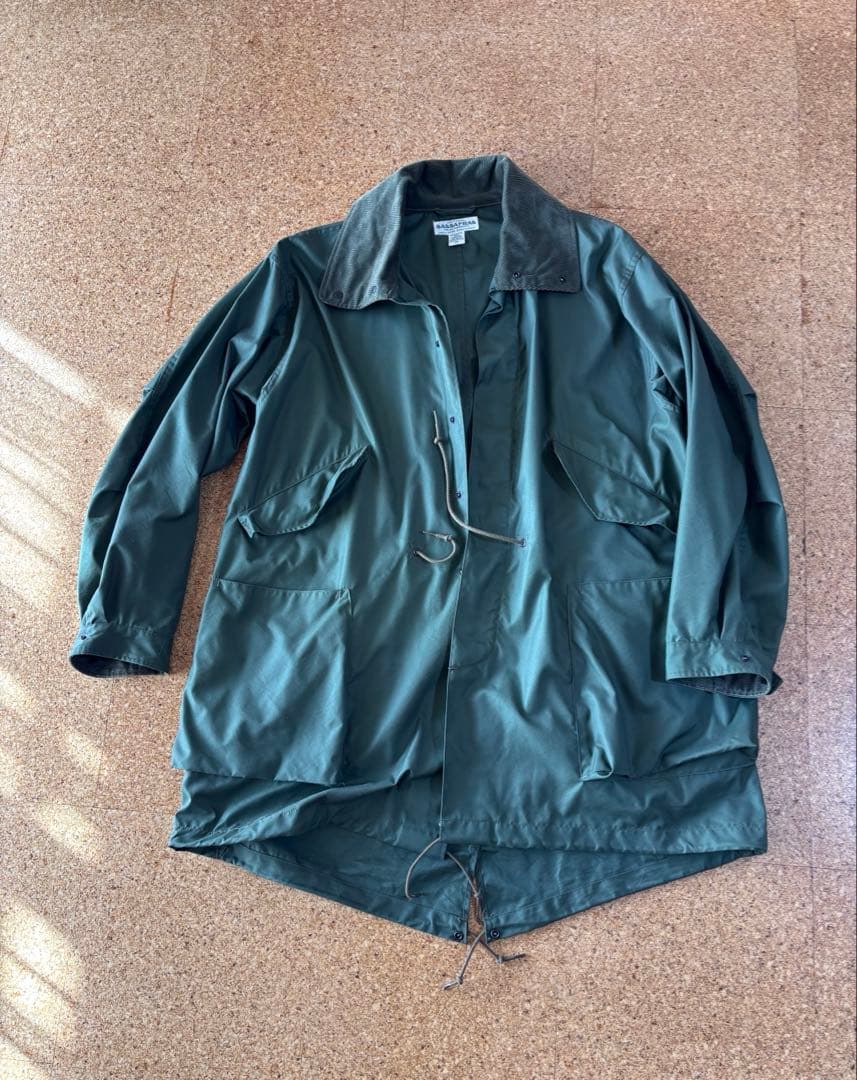 ササフラス　コート　SASSAFRAS Digs Coat サイズＭ　オリーブ SASSAFRAS - 新品☆SASSAFRAS Digs Crew Coat☆ササフラスクルーコート