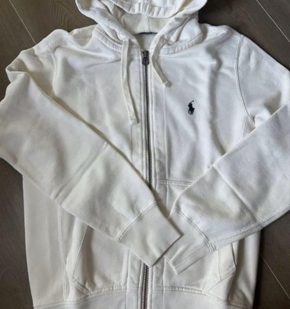 Polo Ralph Lauren ラルフローレン ジップパーカー サーマル生地 ポロ ラルフローレン ワンポイント フード裏サーマル スウェット