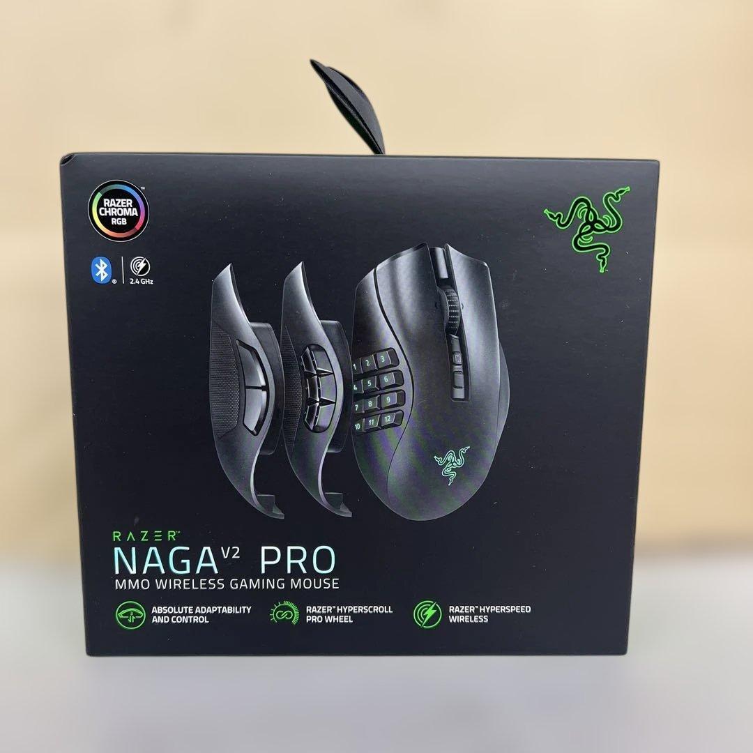 601497 Razer レイザー Naga V2 Pro ゲーミングマウス Razer、多ボタンゲーミングマウス「Razer Naga V2 Pro」発売！ 12の