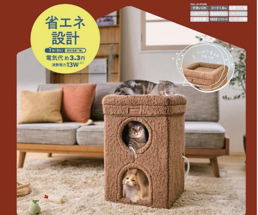 HOT  ネコの暖かいわが家 Catty Man/キャットハウス 楽天市場】【セール対象品】キャティーマン HOT HOME ネコの暖かい
