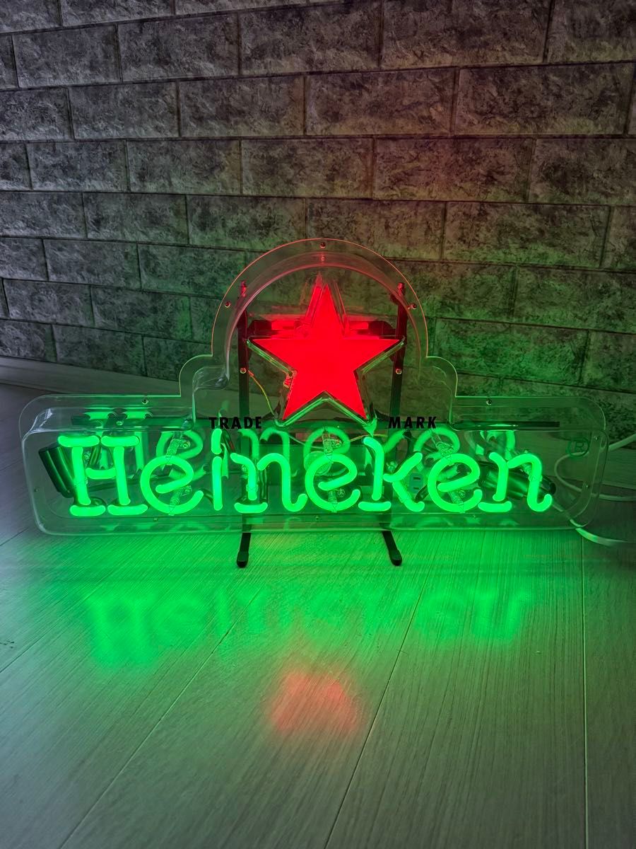 ハイネケン ライト看板 Heineken ネオン ライト ネオン看板 電飾 電飾
