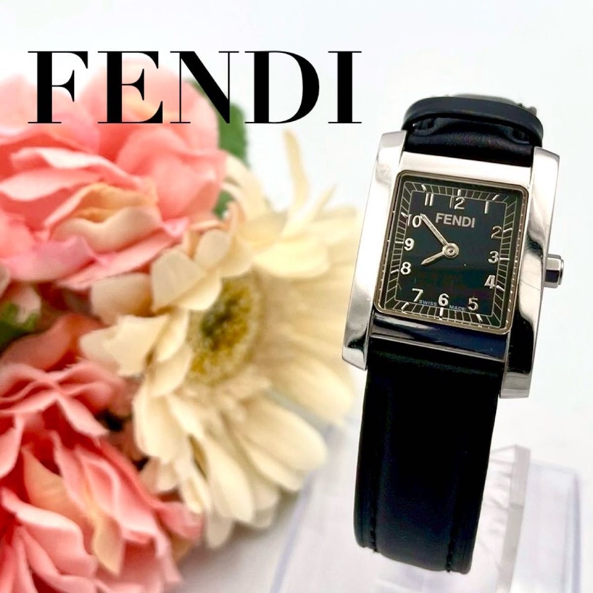 512 新品電池 FENDI フェンディ 7000L 腕時計 クォーツ スクエア