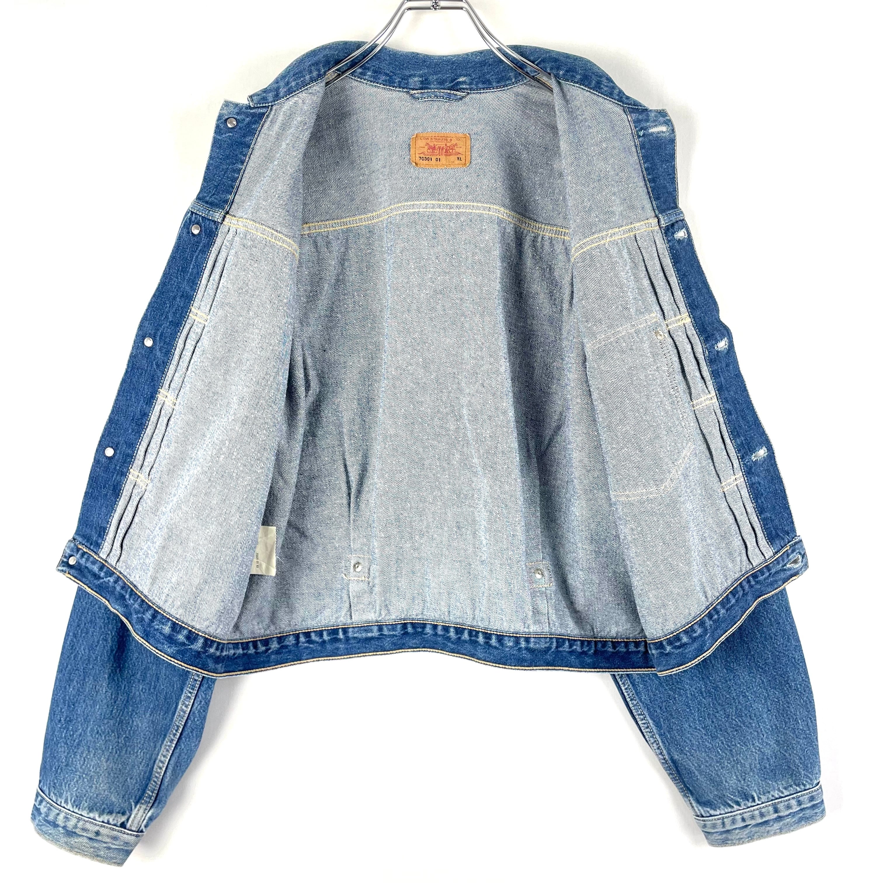 90's EURO Levi's 70501-01 1stタイプ デニムジャケット メンズXL