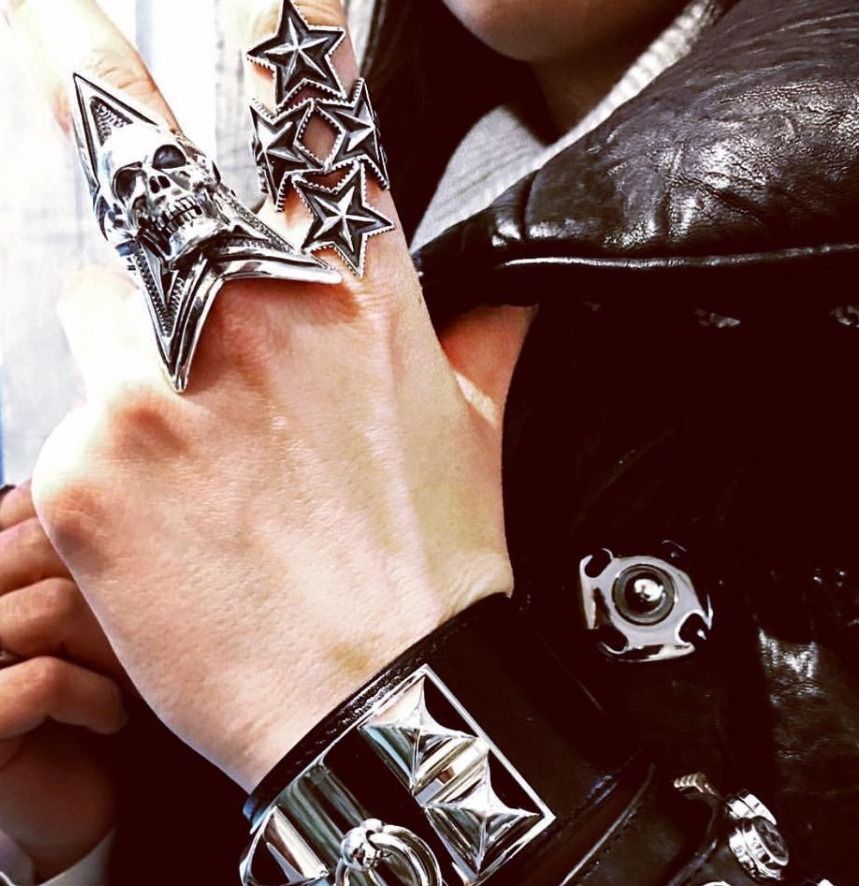 Cody Sanderson Large Skull Star Ring (Cody Sanderson/指輪・リング